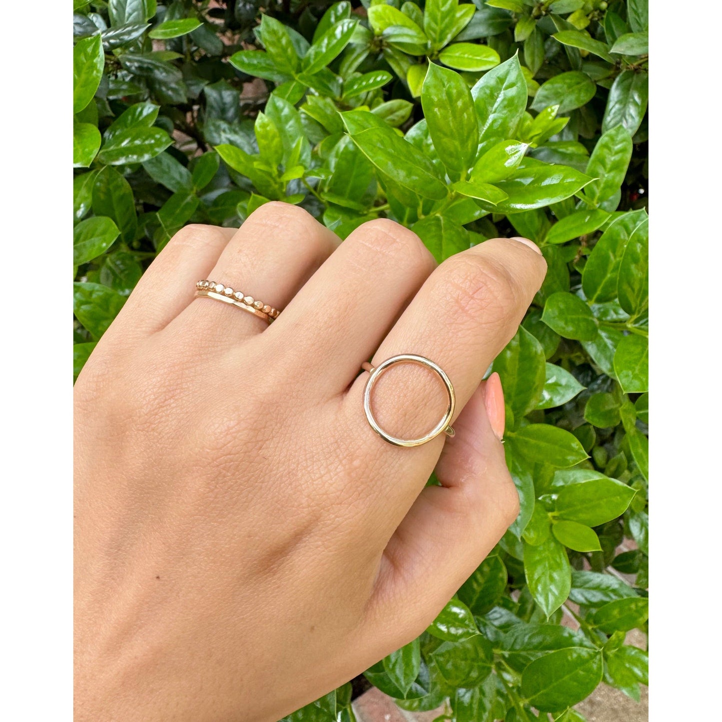 Karma Open Circle Ring