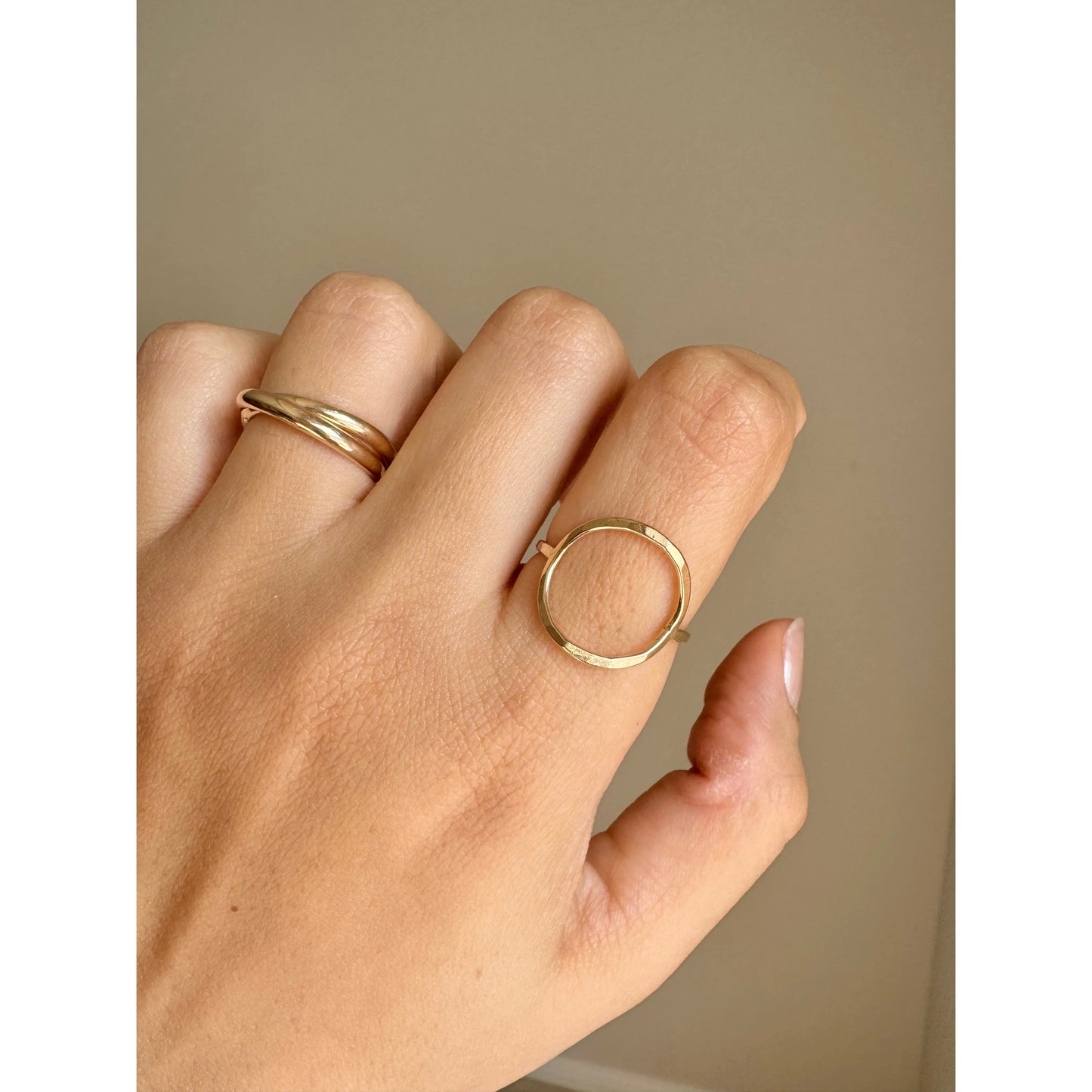 Karma Open Circle Ring