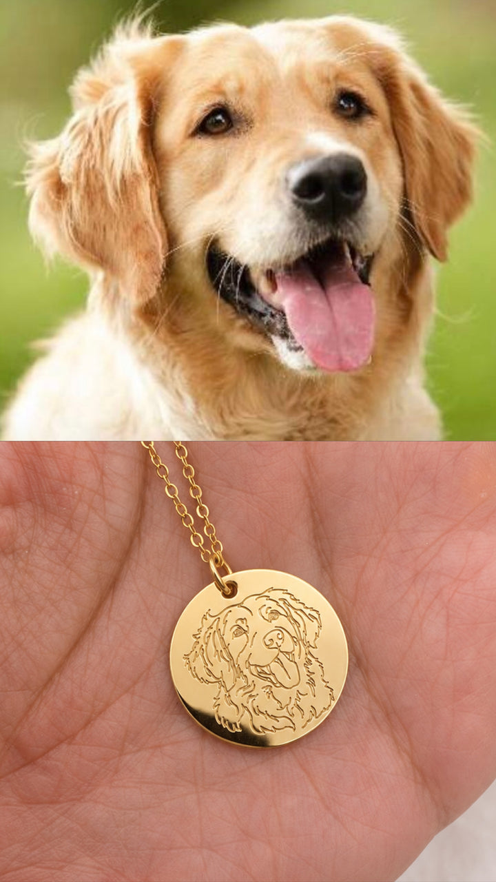 Pet Portrait Necklace