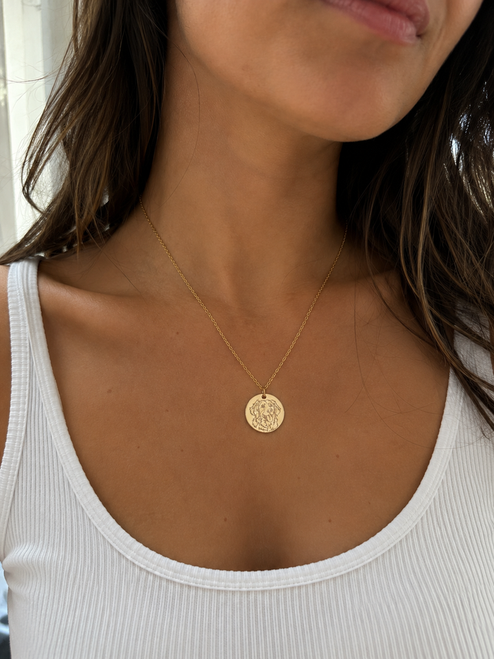 Pet Portrait Necklace