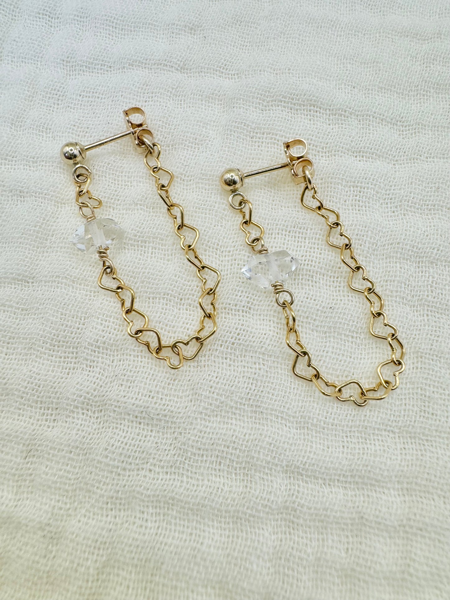 Dainty Herkimer Earrings