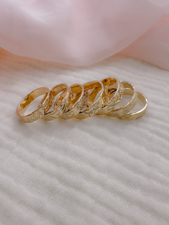 Birth Flower Ring