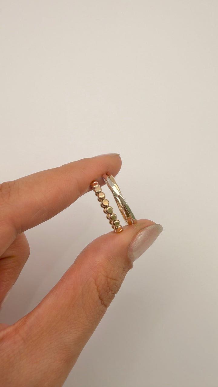 Mixed Metal Stacking Rings