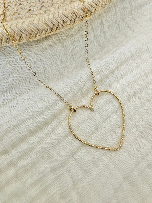 Open Heart Necklace