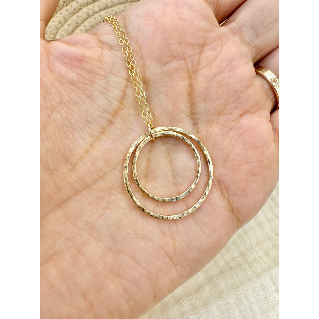 Double Circle Necklace