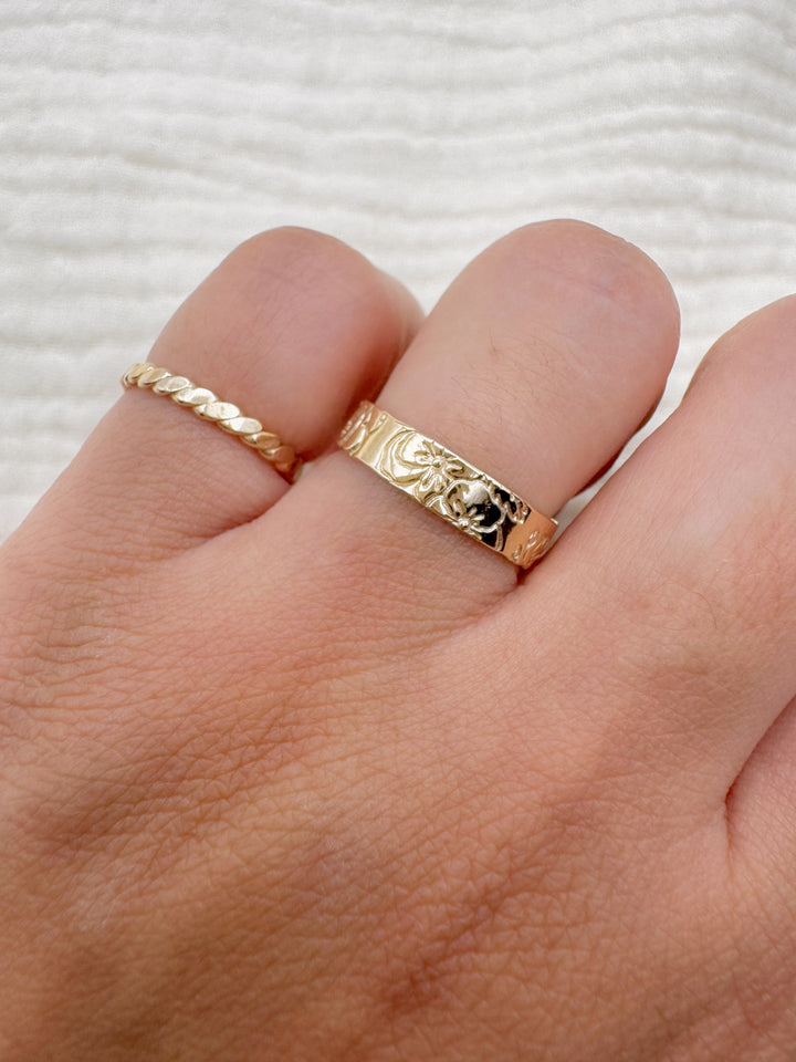 Birth Flower Ring