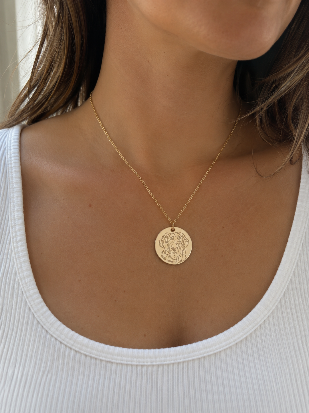 Pet Portrait Necklace