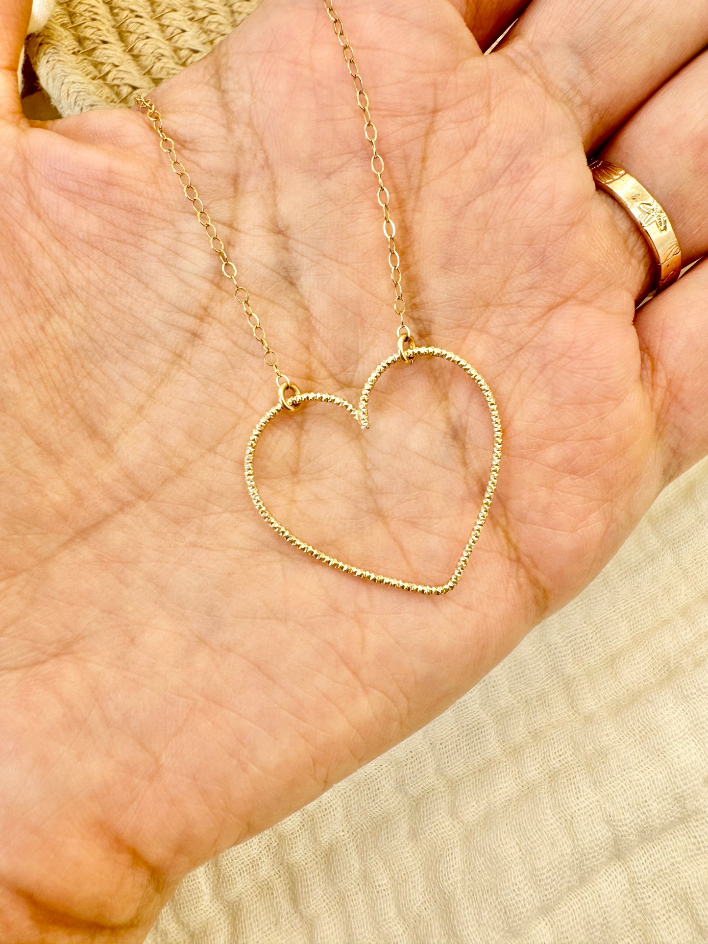 Open Heart Necklace