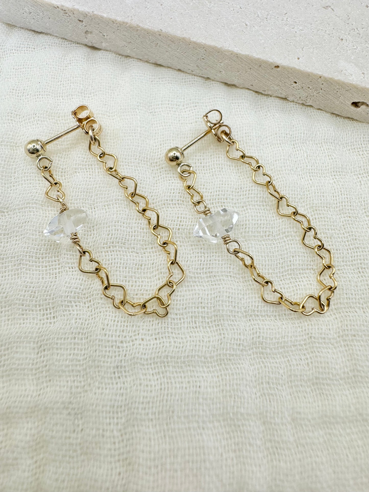 Dainty Herkimer Earrings