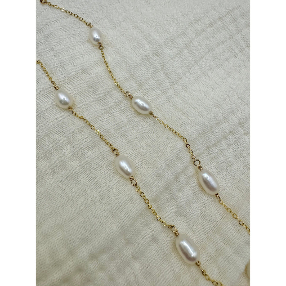 Oval Pearl Necklace