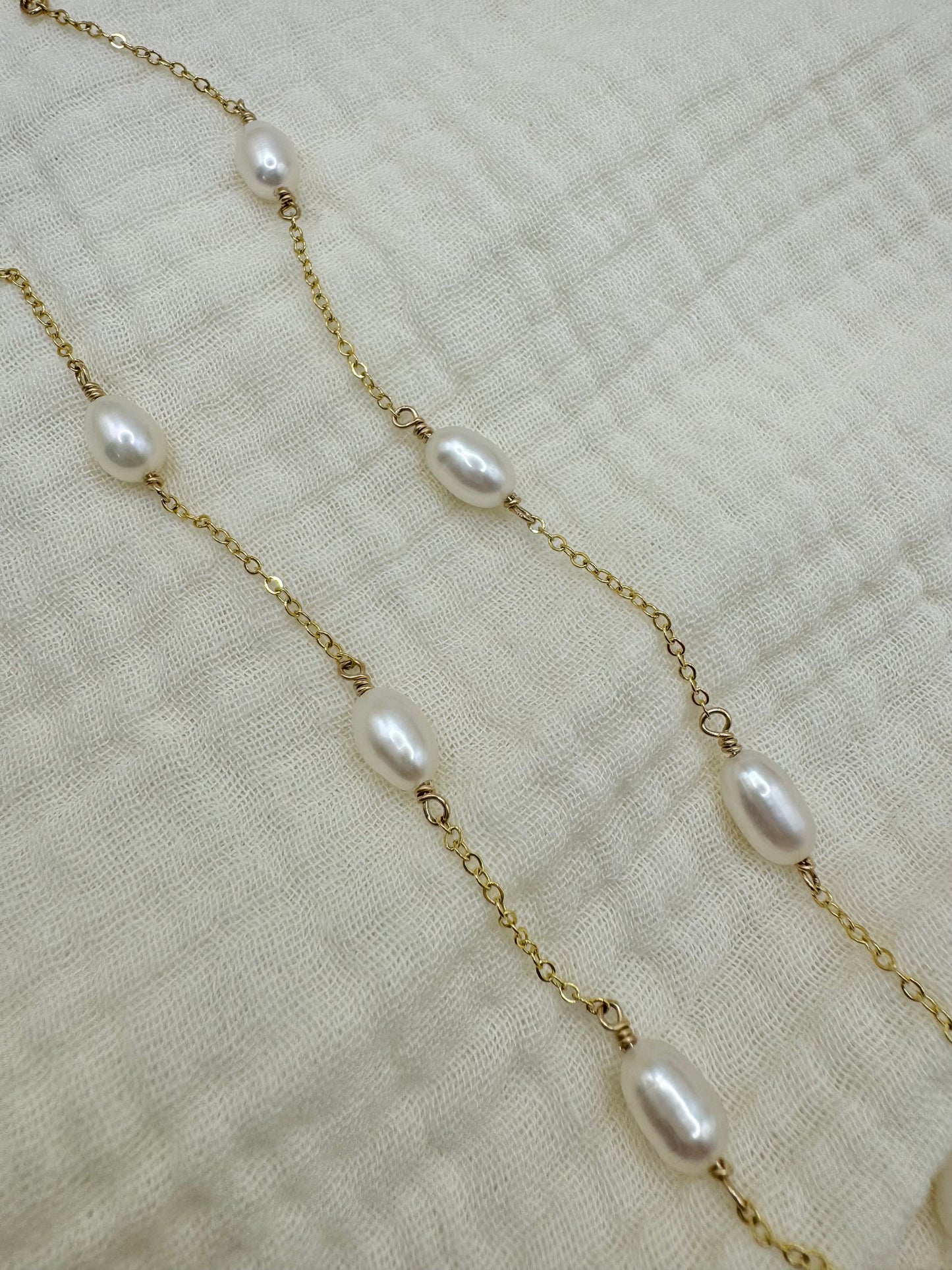 Oval Pearl Necklace