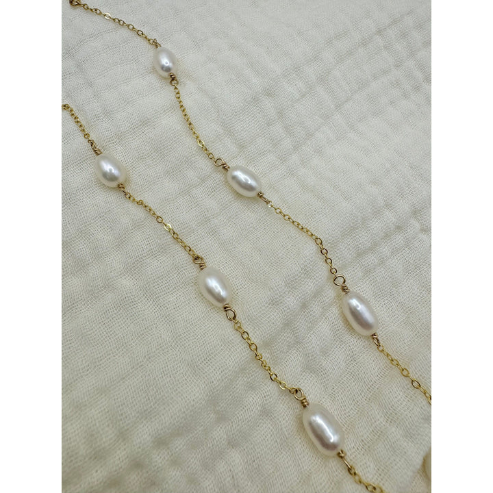 Oval Pearl Necklace
