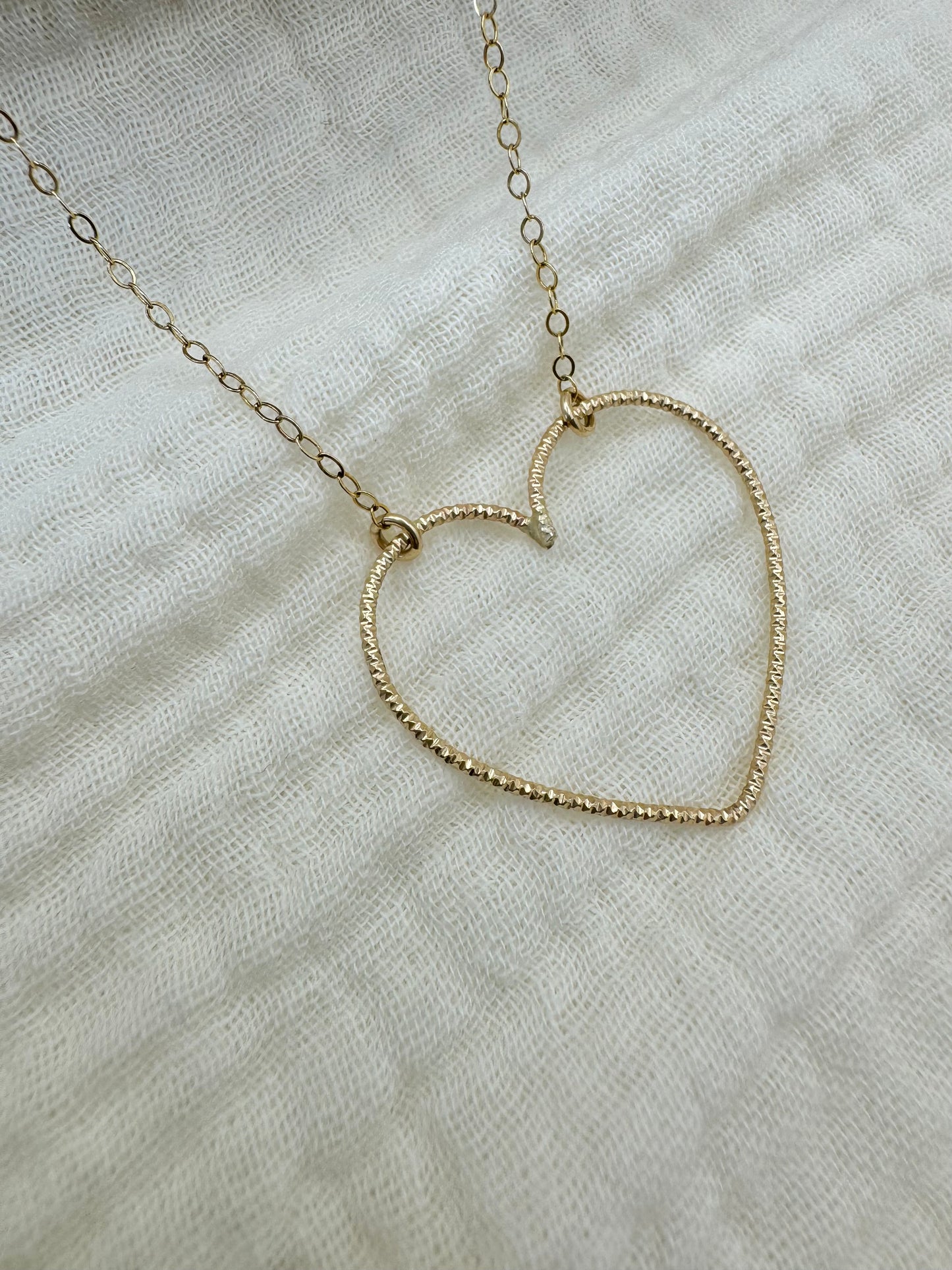 Open Heart Necklace