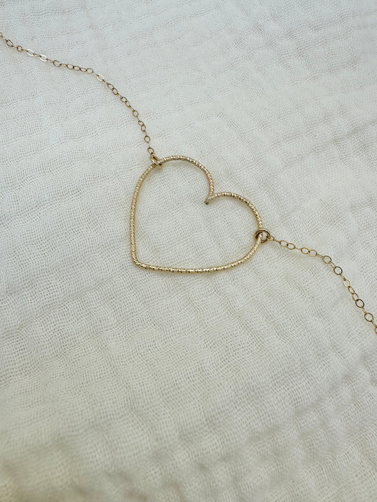 Open Heart Necklace