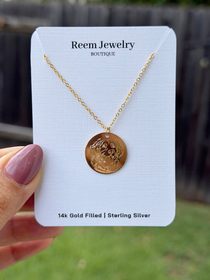 Pet Portrait Necklace