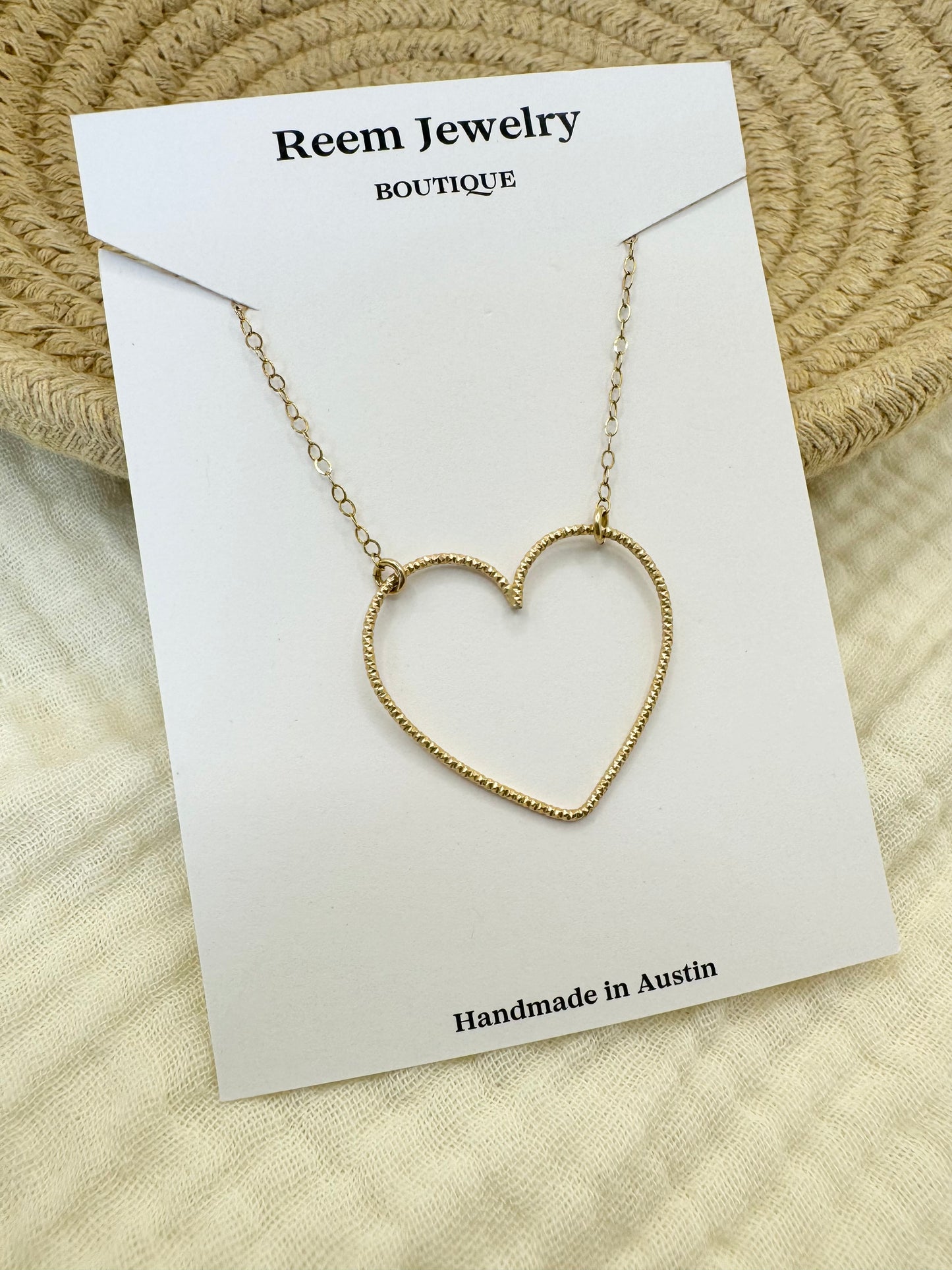 Open Heart Necklace