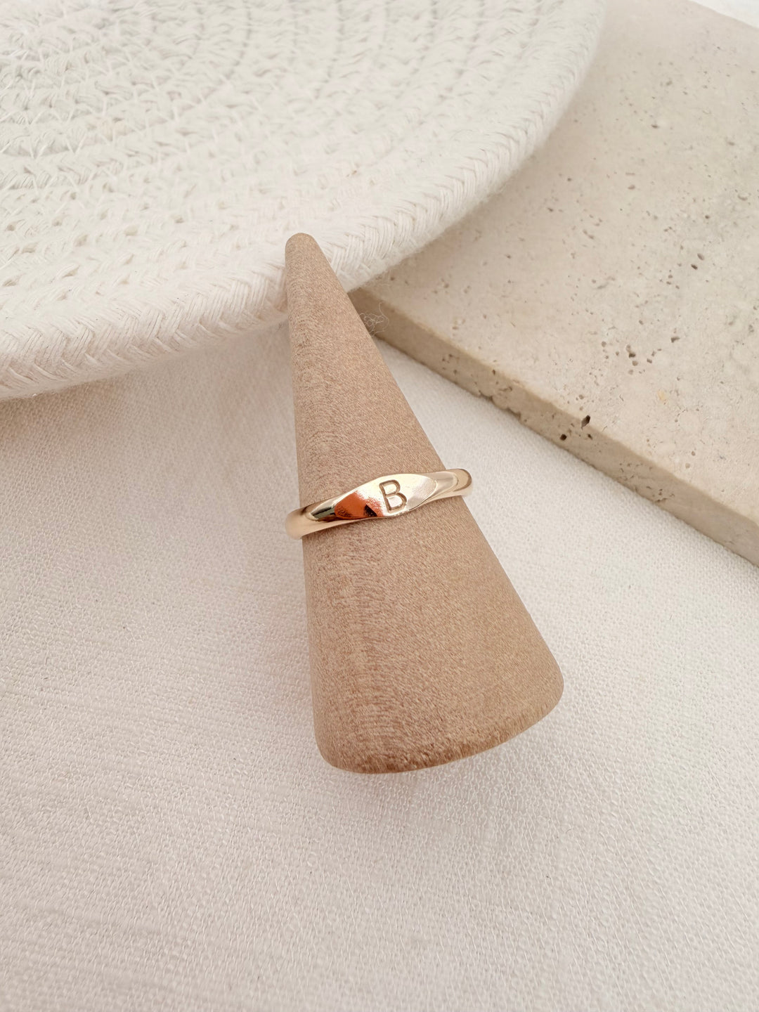 Initial Signet Ring