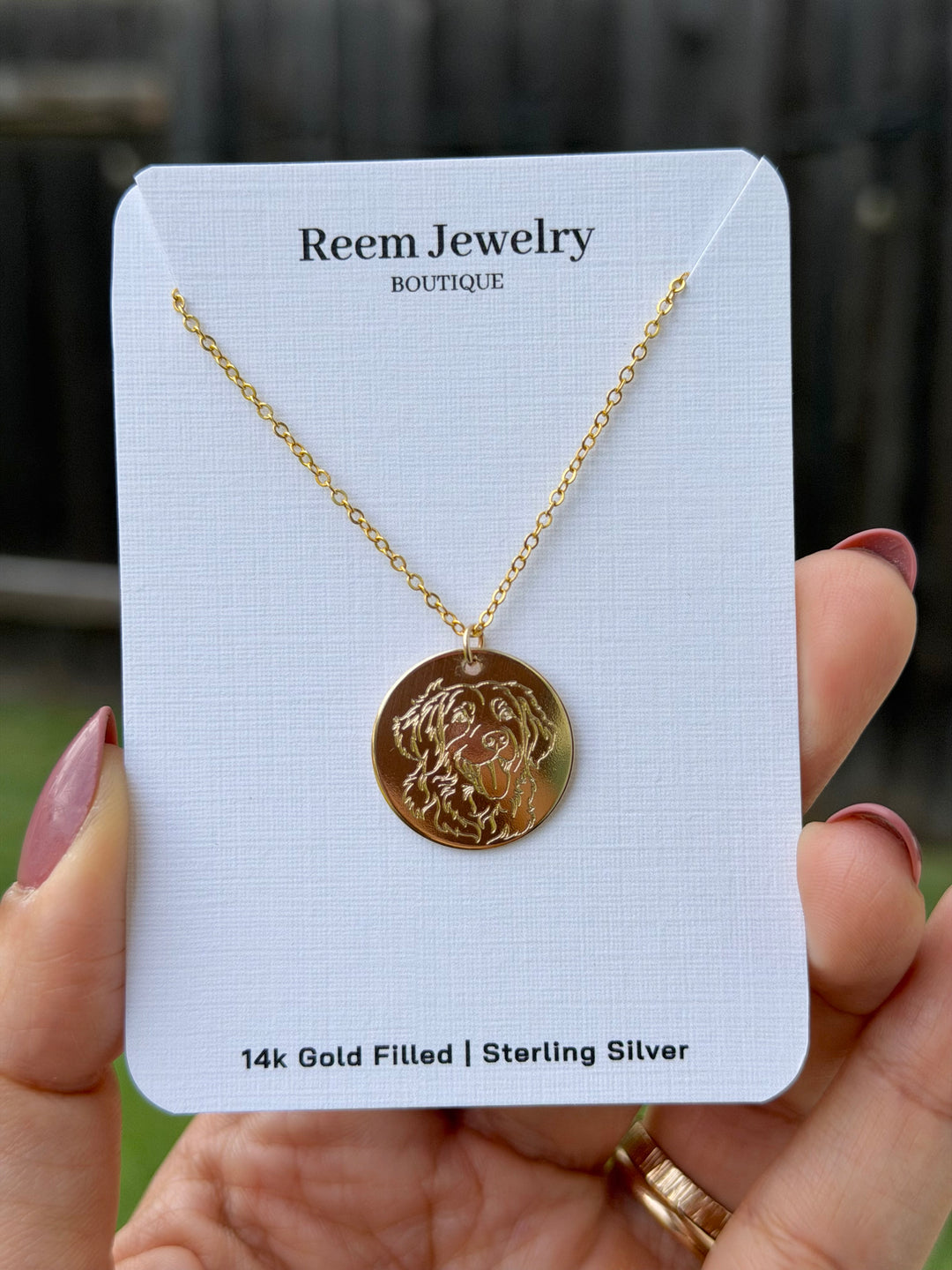 Pet Portrait Necklace