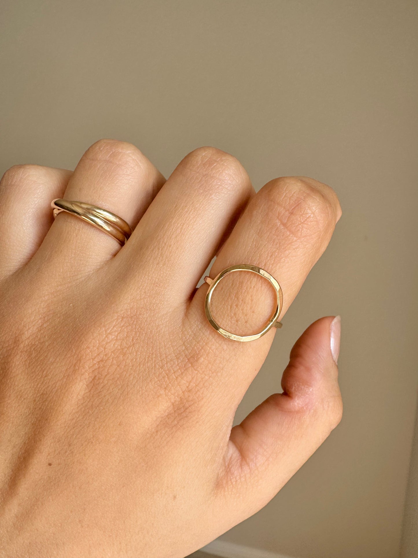 Karma Open Circle Ring