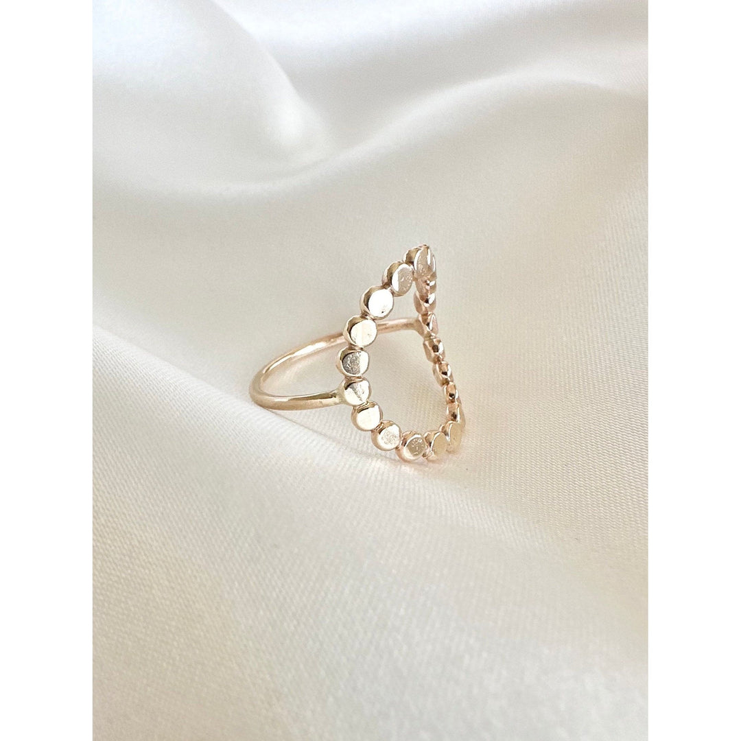 Halo Circle Bead Ring