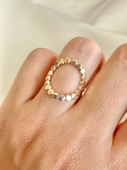 Halo Circle Bead Ring