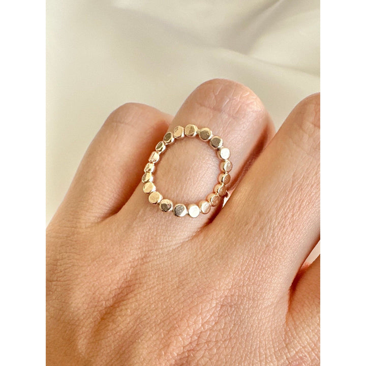 Halo Circle Bead Ring