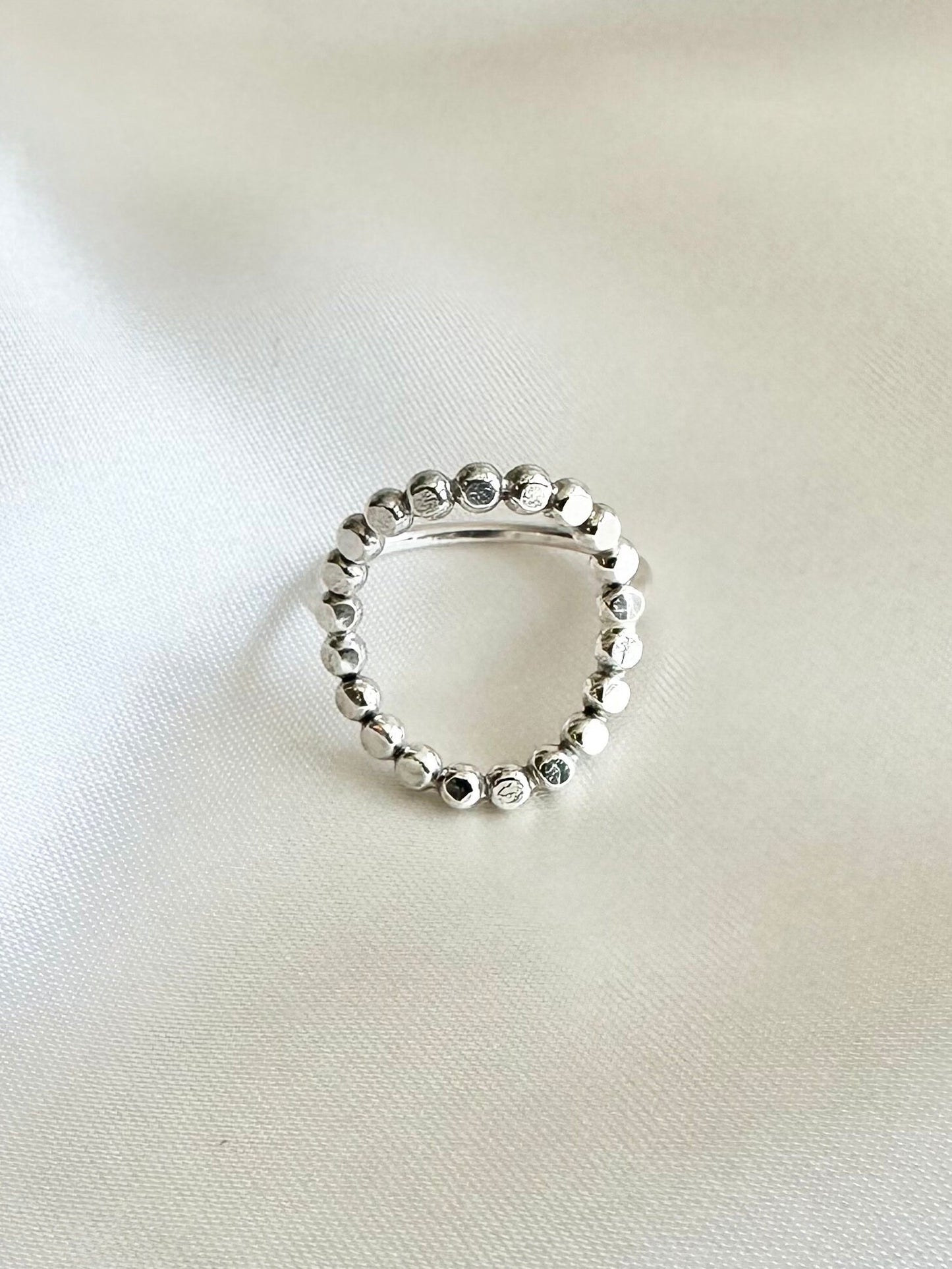 Halo Circle Bead Ring