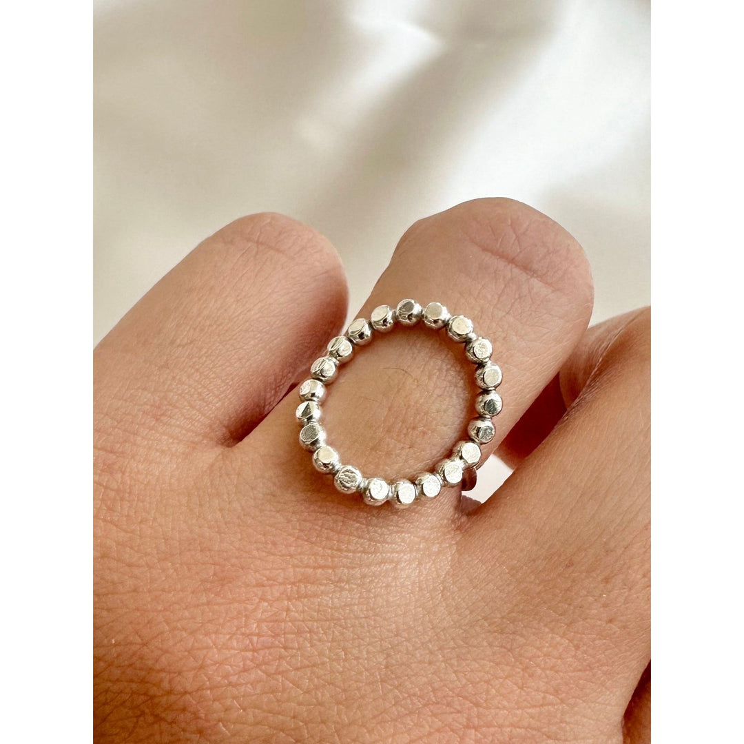 Halo Circle Bead Ring