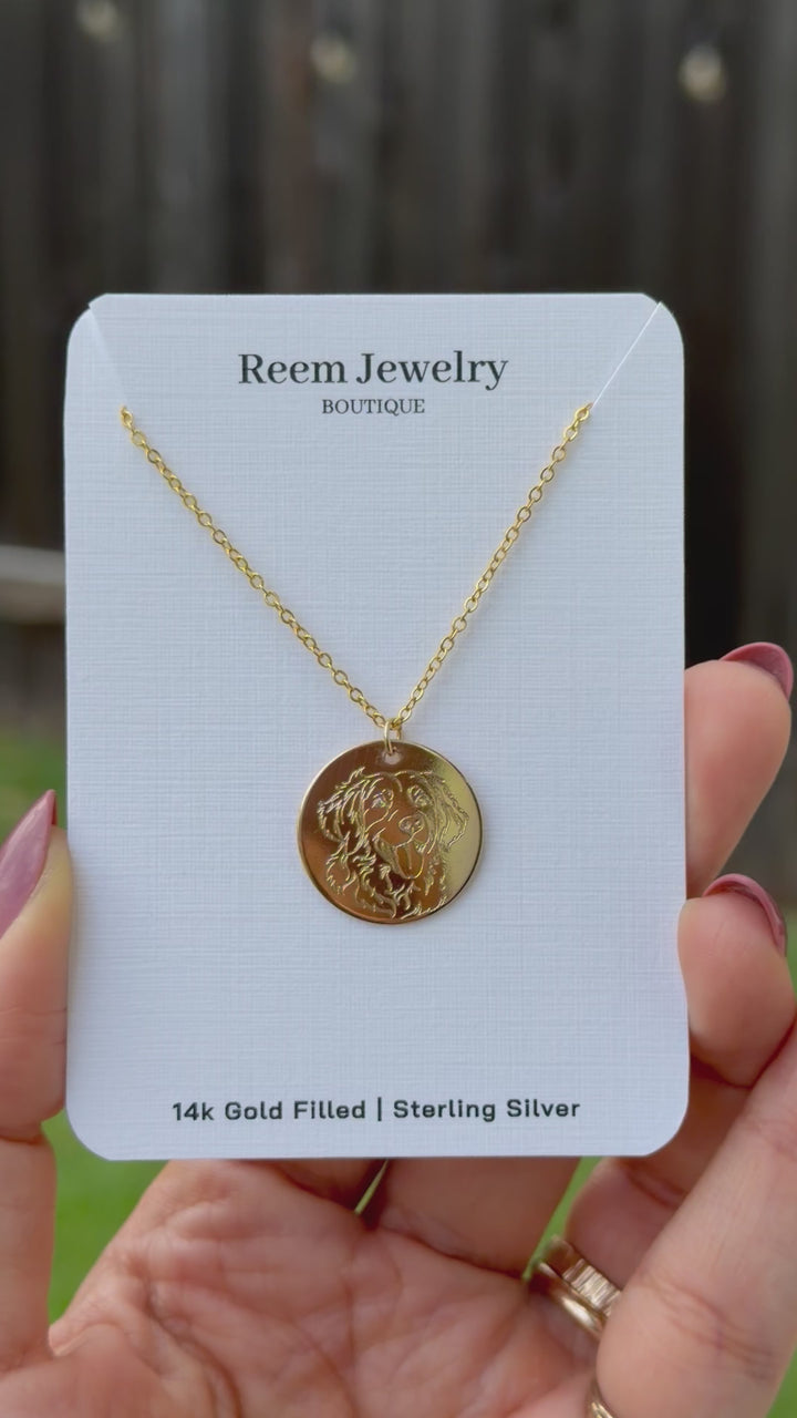 Pet Portrait Necklace
